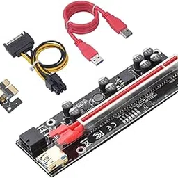 SHOPORA® Graphics Card USB 3.0 Ver 010S Plus 1X 16X Multiplier for Gpu Mining Powered Single Interface | Computer Cables & Connectors | Other Computer Cables-image-0