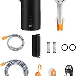 JAZZY PEARLS® Electric Convenient Outdoor Shower for Backpacking Trekking Window Cleaning Style B-Sporting Goods-Outdoor Sports-Camping & Hiking-Hygiene & Sanitation-Portable Showers & Accessories-image-43