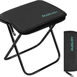ALONJOY Compact, Ultra Lightweight, Outdoor Chair, Folding Chair, Camping Chair, Integrated Storage Bag, Portable Chair, Easy to Carry, Fishing-image-96