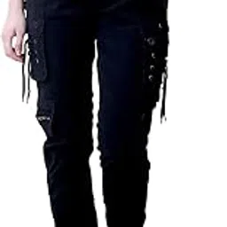 trifon Women's/Ladies/Girls Regular Fit Cargos Pants|Boyfriend Jeans.-picture-47