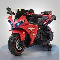 Baybee R7 Baby Battery Operated Bike for Kids with Foot Accelerator & Music | Rechargeable Ride on Toy Bike with LED Light | Baby Electric Bike for Kids to Drive 1 to 3 Years Boys & Girls (Red)-image-41