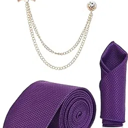 random stripe Premium Men’s Necktie, Pocket Square & Brooch Combo Set Formal Wear – Available in 9 Colors-picture-42