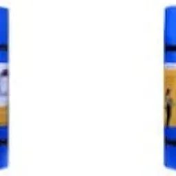 Yoga Mat+Yoga Strap For Men, Women & Kids with Cover Bag | Anti-Slip Extra Thick, Long & Wide Exercise Sports Mat For Workout, Fitness, Yoga, Gym, Home & Pilate (4 mm,Blue) (Pack of 2)-image-3