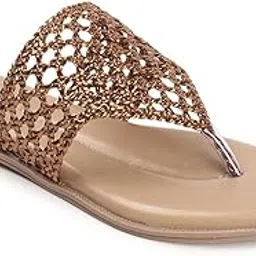 retro walk Women Slip On Flats | Stylish Strapless Fashion Sandals for Girls & Women Lightweight-picture-41