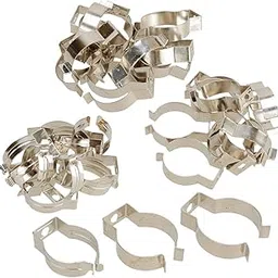 36pieces Open Type U-Shaped Spring Clip Holder for Shed Garage T8 T9 T10 Tube Light-picture-26