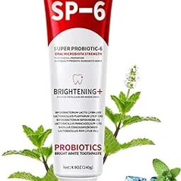 New SP 6 Probiotic Whitening Toothpaste - Upgraded Probiotic Formula for Enhanced Oral Health, Whiter Teeth & a Radiant Smile-picture-16