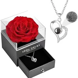 Flower Real Rose with I Love You in 100 Languages - Eternal Rose Wife Girlfriend Mom Girls on Valentine's Day Mother's Day Anniversary Birthday Christmas-picture-15