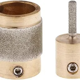 Enakshi® 2 Pack Golden Stained Glass Grinder Head Bit Diamond Grinding Wheel for Tile|Crafts | Glass & Mosaics | Glass Art & Mosaic Supplies | Glass Grinding-image-42