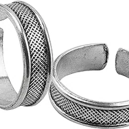 hulasi Elegant 925 Pure Sterling Silver Toe Ring for women & Girls | 1 Pair Stylish, Adjustable & Comfortable Chandi Bichiya-picture-25