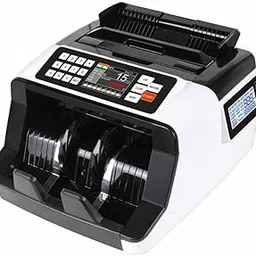 STEADFAST Banko 22 Triple Display Mix Note Value Counting Machine Fully Automatic Business-Grade Currency Value Counter with UV, MG & IR Fake Note Detection and Larger LCD Display (White) image 1