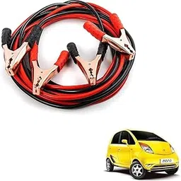 Kozdiko Heavy Duty Auto Jumper Cable Battery Booster Wire Clamp with Alligator Wire Emergency Car Battery Charging Booster Cables Compatibile with Tata Nano-picture-18