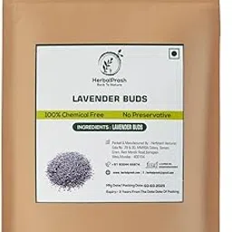 HerbalPrash Dried Lavender Buds - 50g | 100% Natural & Fragrant | Culinary Grade for Tea, Baking, Aromatherapy & Skincare | Stress Relief & Relaxation-image-43
