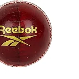 Reebok League Cricket Leather Ball (Standard, Pack of 1, Red)-image-2
