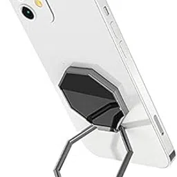 KolorFish Foldable Phone Ring 360 Degree Rotation Metal Finger Kickstand Ultra-Thin Multi-Angle Grip Holder for Magnetic Car Mount Smartphone and Tablets (Black)-picture-12