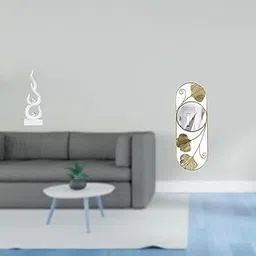 MERISHOPP Abstract Flame Resin Sculpture Mirror Ornament for Modern Living Room Corridor Entryway Office Patio Bookshelf Cabinet Hallway Gift-image-16