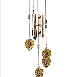 Lucky Antique Pan Ganesh Wind Chimes with a Peaceful Sound for Home & Office Interior & Exterior Decoration and Gifting Purpose (Recommended by Feng Shui,Vastu)-picture-26