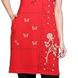 grand line Women's Cotton Printed Half Sleeves Kurta and Pyjama Night Suit Set (P_GL_NS_7)-picture-17