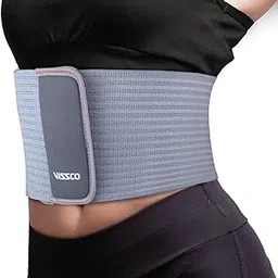 Vissco Rib Belt (Moderate Support), Chest Support for Injured Ribs, Rib Fracture, Chest Pain & for Normal Respiration - Medium (Grey)-picture-20