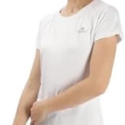 Women’s Solid Quick Dry Sports Half Sleeve Regular Fit Active Wear Gym Tshirt Round Crew Neck Breathable Side Mesh Panels for Running Workout and Fitness-image-66
