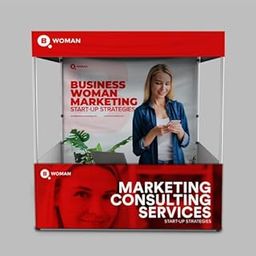 generic Metromedia® Promotional Display Canopy Tent, (w) 6.0 Ft. x (h) 6.0' Ft. (d) 6.0' Ft. Portable Marketing Kiosk with Custom Branding,-picture-12