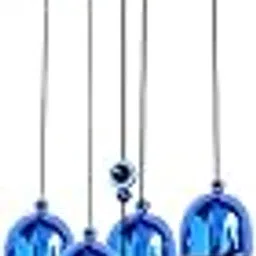 Reiki Crystal Products Fengshui Big Evil Eye Wind Chimes Hanging for Window Balcony Decor Home Endurance Door Decoration, Evil Eye Wind Chimes Bells for Positive Vibrations-image-91
