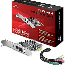 Vantec 7.1 Channel PCIe Sound Card (UGT-S220) image 1