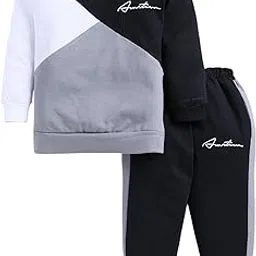 icepie Kids Cotton Casual Cute & Elegant Clothing Set- Full Sleeve T-Shirt And Trousers For Infants/Childs/Baby Boys (in Multicolor, Pack of 1) image 1