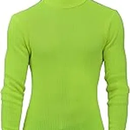 baghadbillo Mens Ribbed Slim Fit Knitted Pullover Turtleneck Sweater-picture-33
