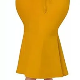 apsra ls Women's Perfect Curvy Look Saree Shapewear | Seamless, Comfortable & Slimming Petticoat | Body Shaper for Sarees & Lehengas (Yellow Small) $1063-picture-51