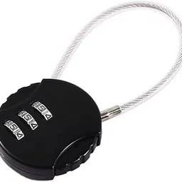 Bicycle Lock Metal Portable Luggage Compartment Locks Steel Wire Ball Travel Accessories Gym Padlock-picture-36