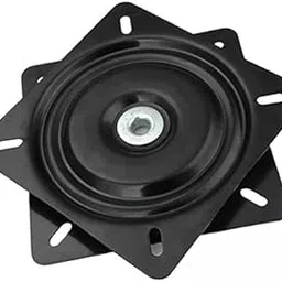 UJEAVETTE 2xBoat Seat Swivel Coated Mount Base for Van Pilot Seat Boat Bar Stool Chair 6in 1.5mm thick-image-13