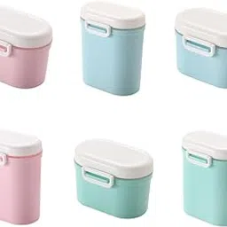 Baby Milk Powder Container Formula Food Storage Dispenser Sealed Pink Small|1 x Milk Powder Container|Other Baby Feeding| Feeding |Baby-picture-28