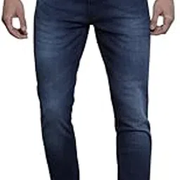 the indian garage co Men Slim Fit Solid Mid-Rise Stretchable Jeans-picture-40