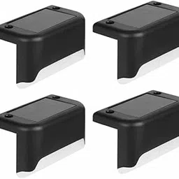 VIPREKHO Solar Deck Lights Outdoor 1 Pack Solar Waterproof LED Solar Lights for Outdoor Stairs, Step, Fence, Yard, Patio, and Pathway (4 Pcs)-picture-39