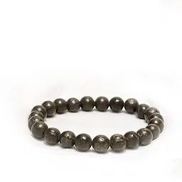 divine hindu Certified Natural Raw Pyrite Bracelet - For Wealth attraction, Energy boost, Mental clarity, Confidence support, Focus enhancer | For Men & Women-picture-31
