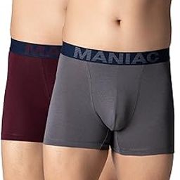 maniac || Mens || Cotton || Trunks || Pack of 2-picture-2