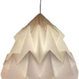TRENDIVIBE Paper Origami Lamp Shade Decorative Light Cover for Restaurant Teahouse Home Style F-picture-28