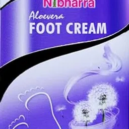 Nibharra Foot Cream | Aloe Vera Foot Cream | Foot Cram for Cracked Heels | Foot Cream for Dry and Cracked Feet | Foot Crack Cream | Corn Removal Cream | 50 gms image 1