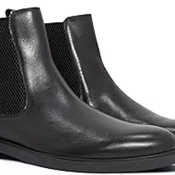 devogue paris Daniele Men's Black Casual Chelsea Boots image 1