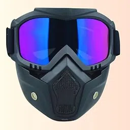 Jb Export Goggle Mask Anti Scratch UV Protective Open Face & Eyewear Windproof Dirt Shield Adjustable Strap Soft Foam Padded Detachable for Cycling Bike Off Road Racing Riding Unisex-picture-26