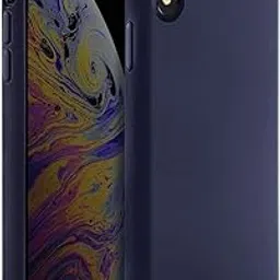Back Cover Compatible with iPhone Xr Case Liquid Silicone Full Protection Shock Proof Back Cover for iPhone Xr (Navy Blue)-image-84