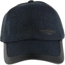 Fashion My Day Men's Winter Warm Woolen Peaked Baseball Cap Hat with Earmuffs Dark blue-image-8