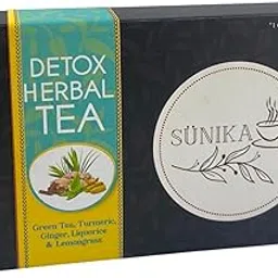 Made In Nagaland | Sunika | Health Benefits Tea Box, Black and Turquoise Gift Package with Icons. 50g-picture-16