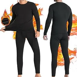 alanx Thermal Underwear For Men,Thermal Long Johns Top & Bottom Set,Thermal Wear Clothes pants Thermal Base Layer Long Sleeve pajama,Skiing,Hiking,Outdoor Sports-picture-29
