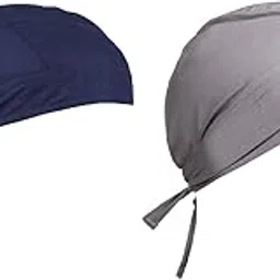 BISMAADH Sweat Wicking Breathable Sun UV Protection Sports Sweatband Headwear Cycling Bandana Headscarf Adjustable Motorcycle Biker Skull Cap Helmet Liner-image-5