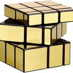 Hawkister QiYi Gold Mirror Puzzle Cube 3x3x3 Speed Cube, Gold-picture-30