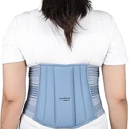 Leeford Lumbo Sacral Support Belt for Back Pain | Relief Waist Belt, Lumbar Support for Men & Women, Comfortable & Adjustable (M)-picture-31