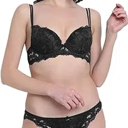 gopalvilla Women's Polyamide Push-Up Underwired Bra Panty Set(SFH118)-picture-47