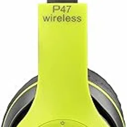 REEPUD Bluetooth Wireless Headphone with Mic High Bass Clear Sound Bluetooth Gaming Headset (Green, On The Ear)-picture-40