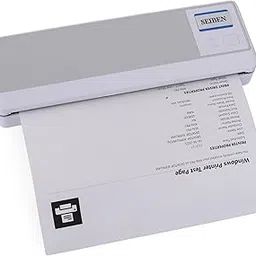 SEIBEN High Density 304 DPI Portable A4 Thermal Printer, Bluetooth, | Mini Printer | USB, Bluetooth Compatible with Android/iOS/Mobiles/Tabs/Laptop | 1 Year Warranty -White.-picture-28